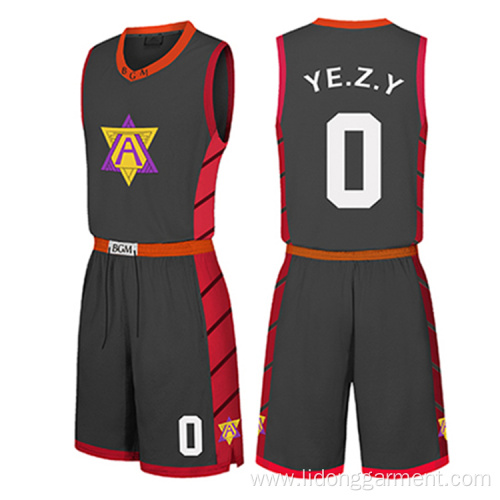Custom team basketball uniform logo design Sports wholesale